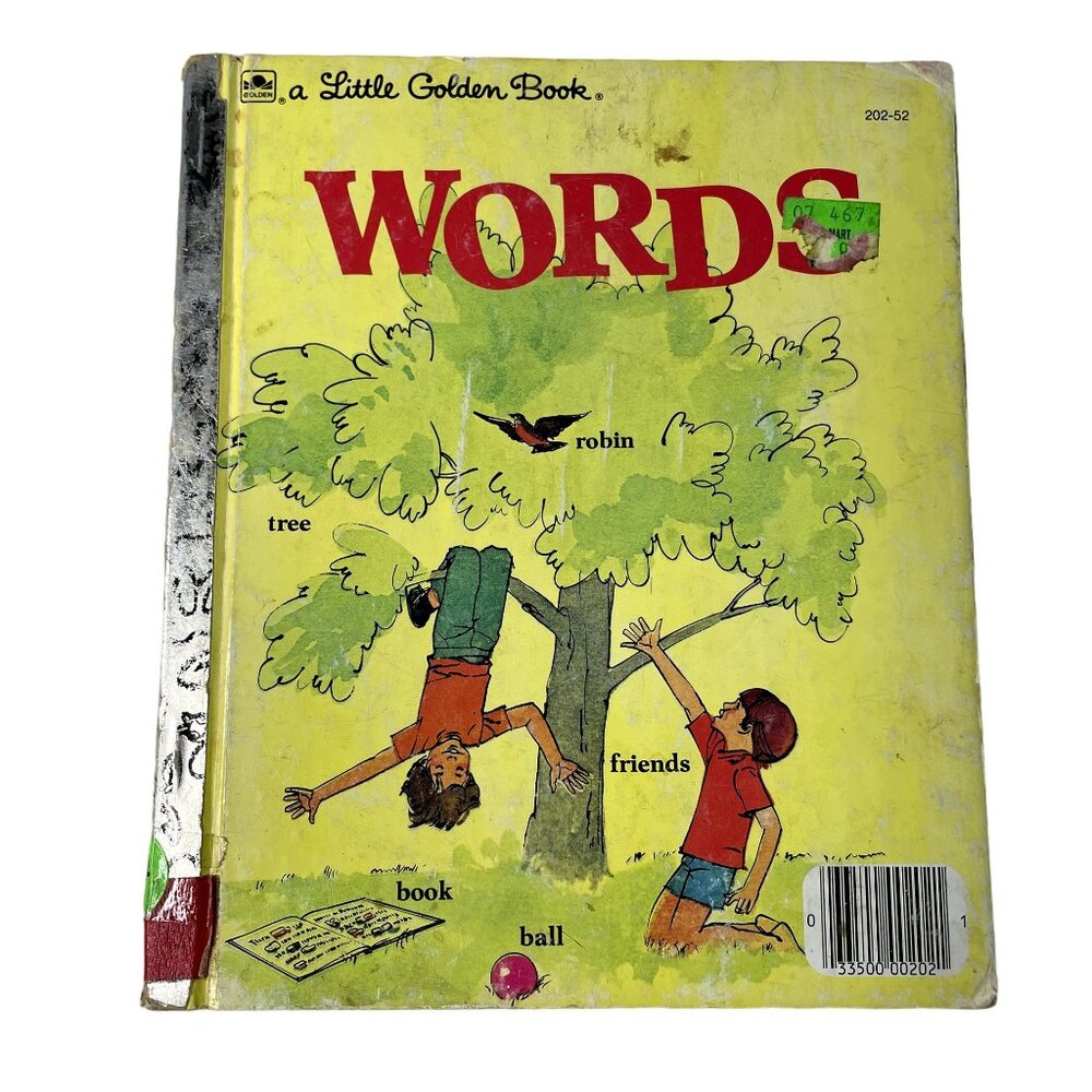Words Little Golden Book 1974  Childrens Story Book Fairy Tales u